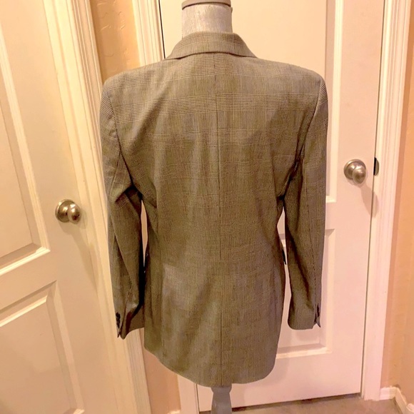 DKNY Double-breasted Glen Plaid Blazer - Picture 12 of 16
